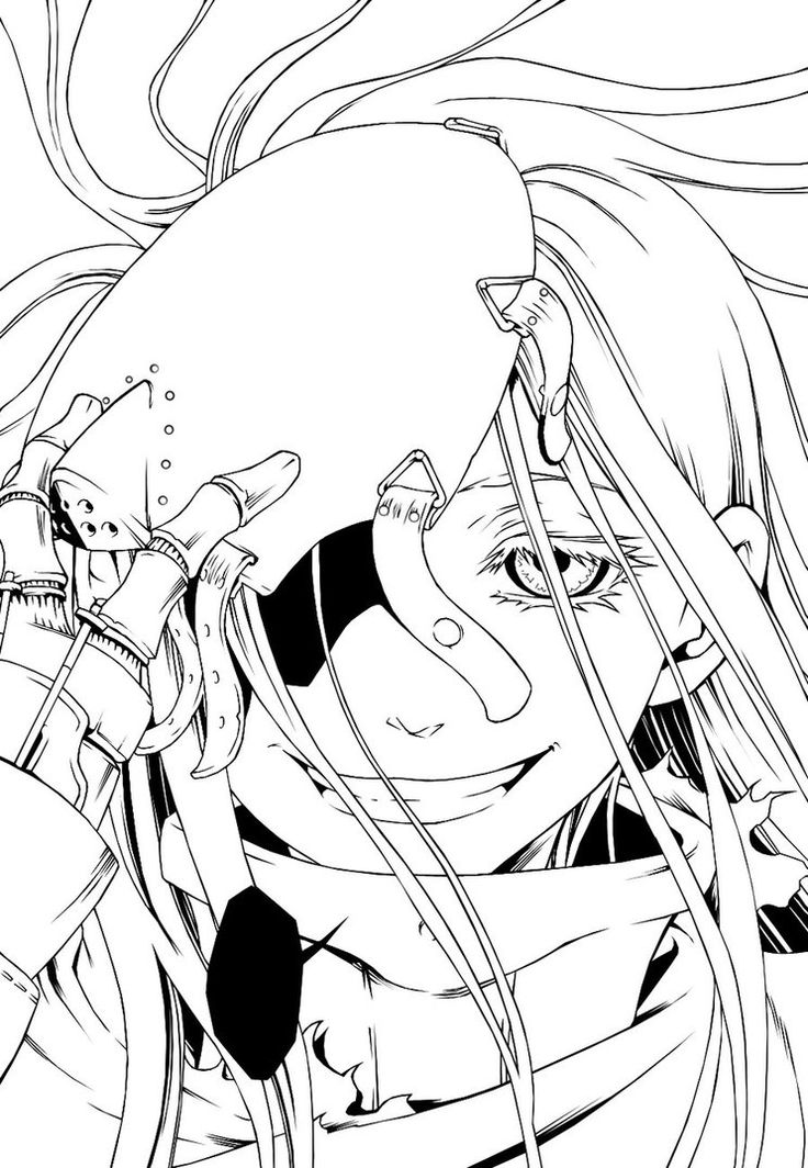 Shiro wretched egg deadman wonderland line art