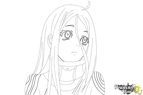How to draw shiro from deadman wonderland