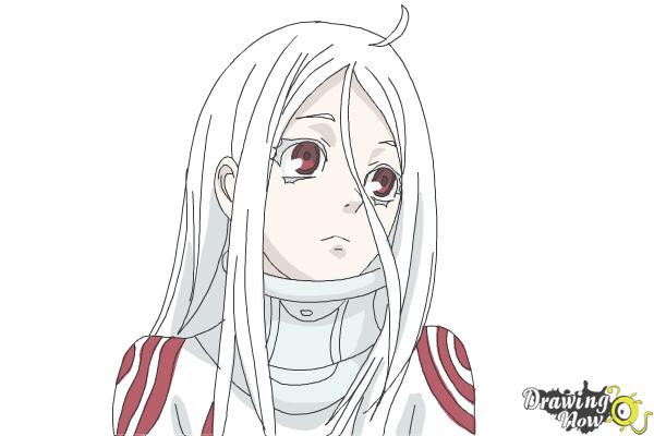 How to draw shiro from deadman wonderland