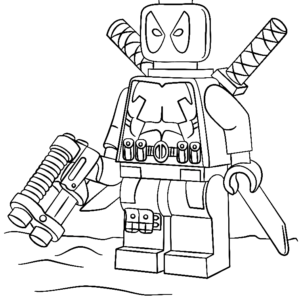 Deadpool coloring pages printable for free download