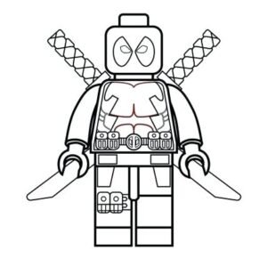 Deadpool coloring pages printable for free download