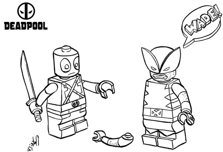 Funny lego deadpool coloring pages lego deadpool coloring pages spiderman coloring