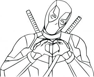Deadpool coloring pages pdf to print