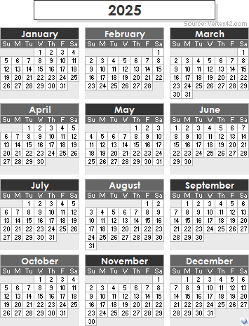 Calendar templates and images