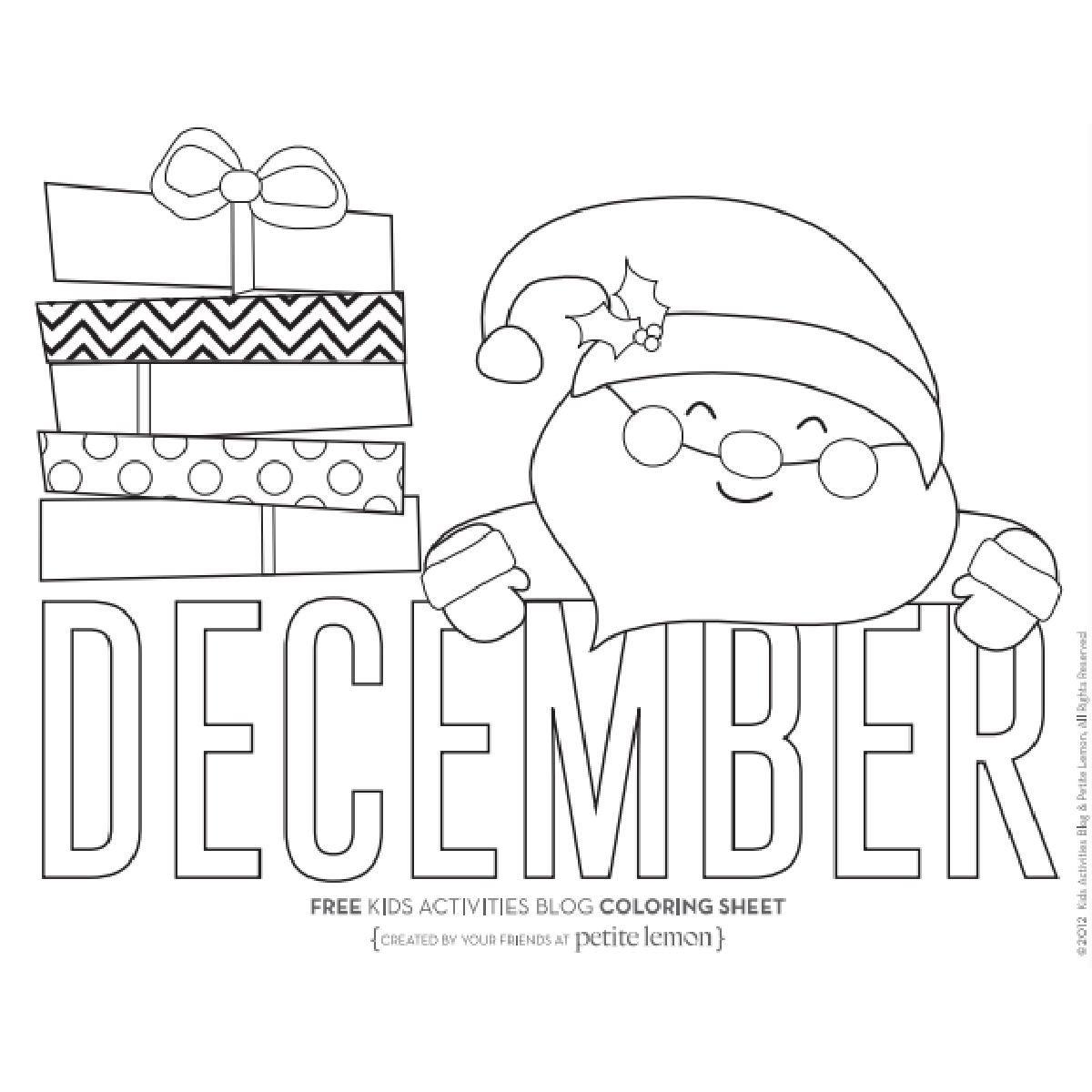 Festive christmas coloring pages for kids perfect for december kids activities blog