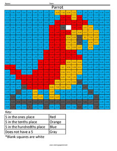 Decimal coloring