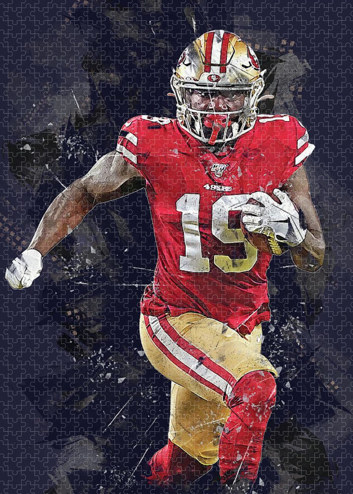 Ball play deebo samuel deebo samuel deebosamuel san francisco ers san francisco ers sanfrancisco jigsaw puzzle by wrenn huber