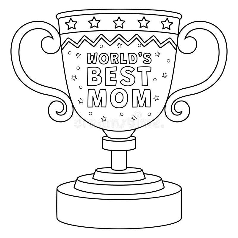 Coloring page trophy stock illustrations â coloring page trophy stock illustrations vectors clipart