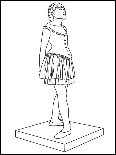 Fine art coloring pages