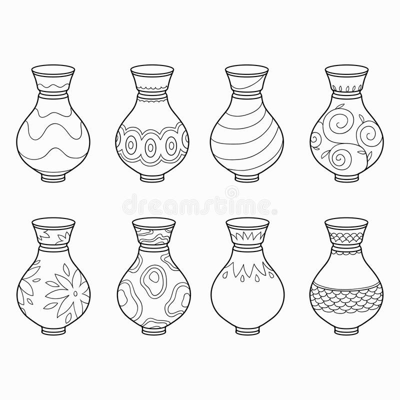Coloring book vases coloring book for children vases ad book coloring children vasesâ spring art projects pottery painting designs coloring books