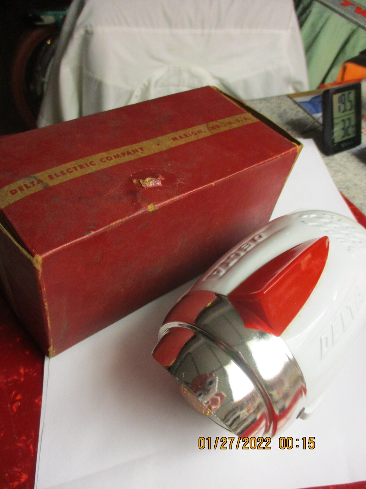 Delta super rocket ray nos new old stock with original boxhardwareinstruction sheet bicycle light archive sold or withdrawn the classic and antique bicycle exchange