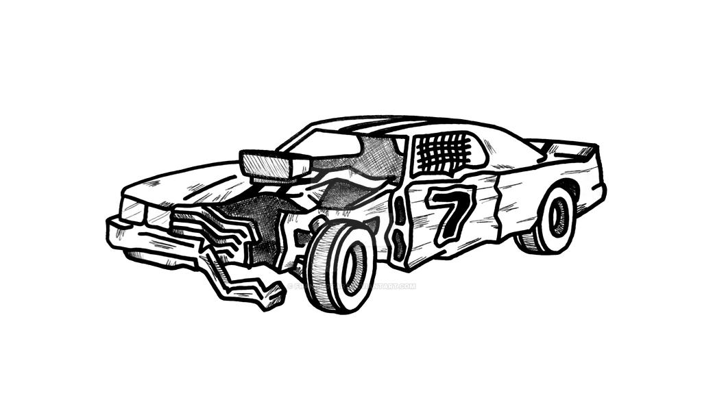 Demolition derby car by francmotart on