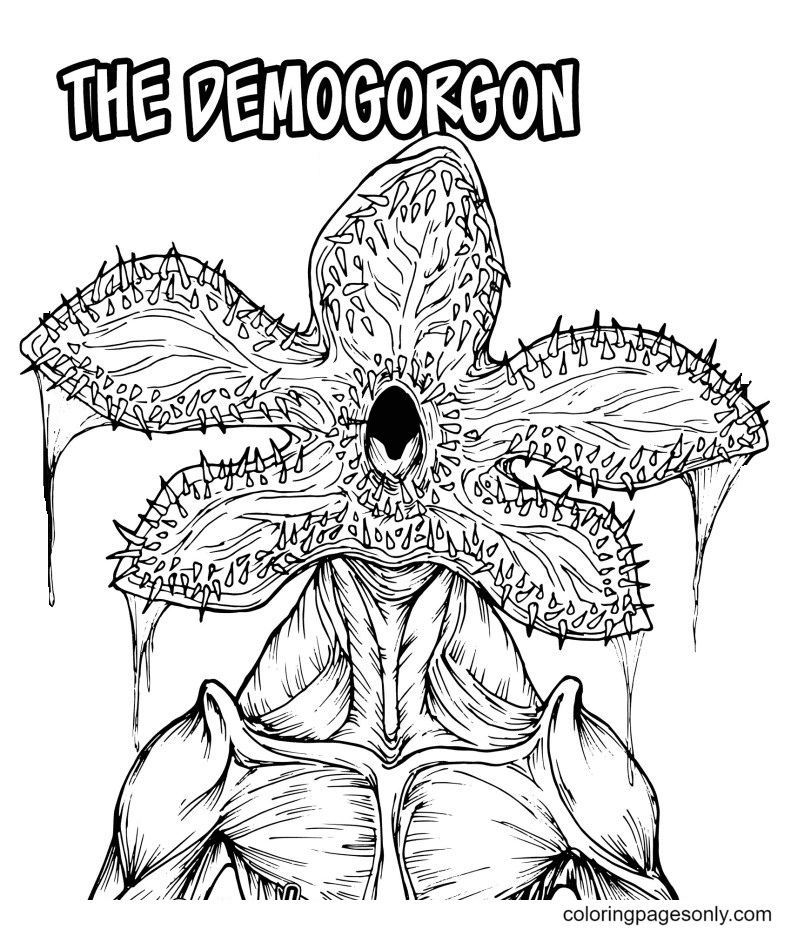 Stranger things coloring pages printable for free download