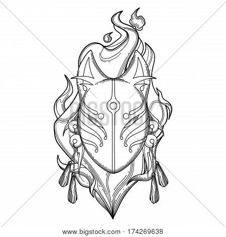 Graphic demon fox vector photo free trial bigstock