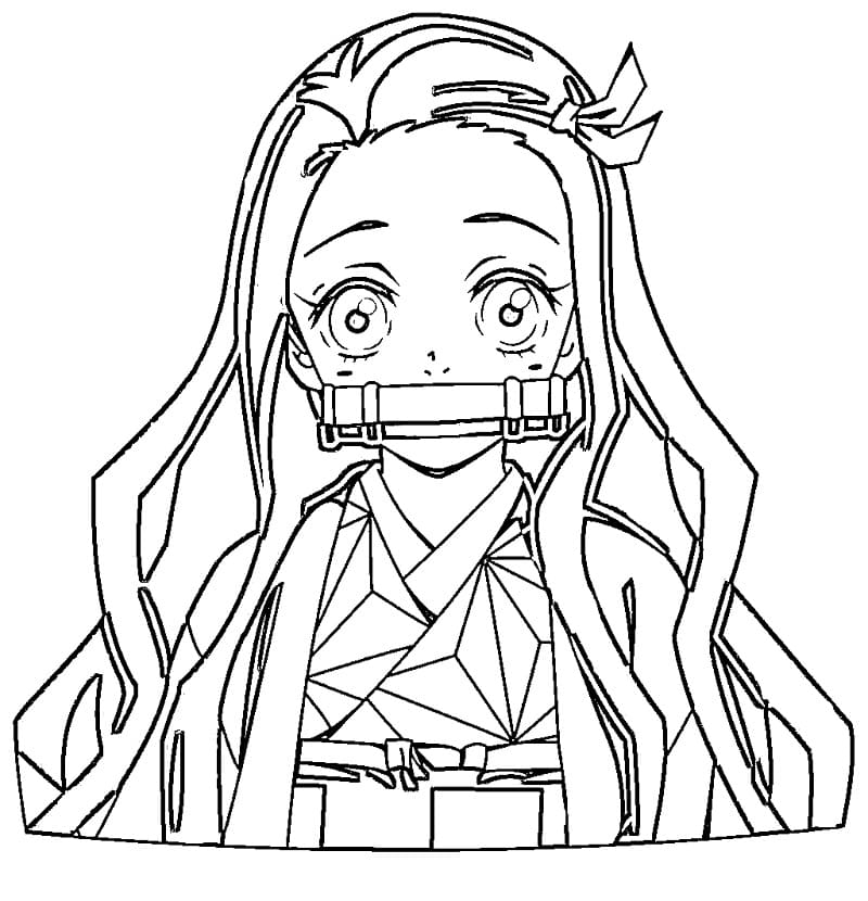 Demon slayer coloring pages