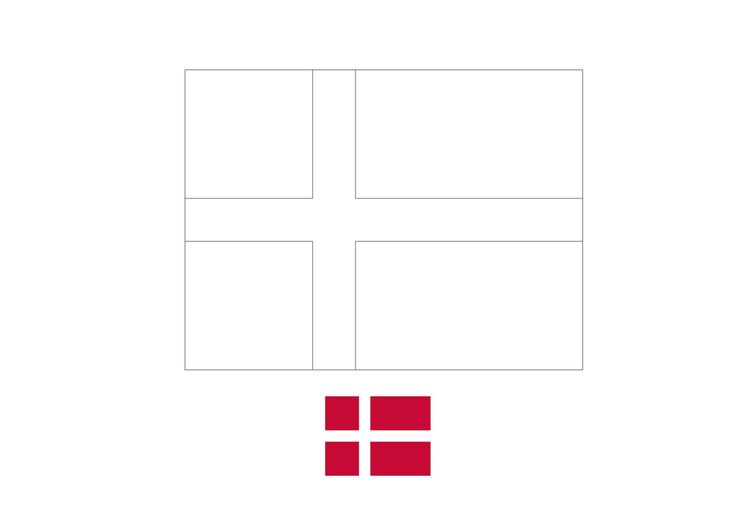 Denmark flag coloring page flag coloring pages denmark flag coloring pages