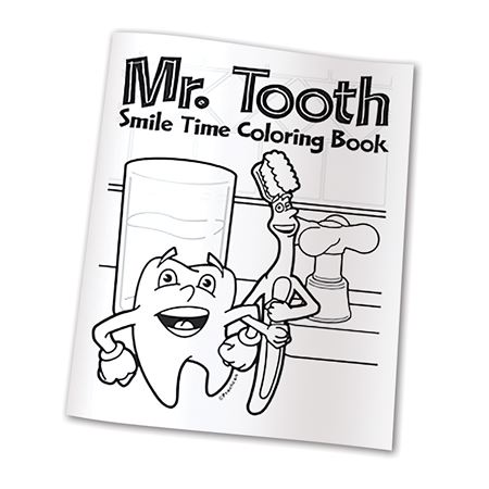 Mr tooth coloring books pack dental supplies