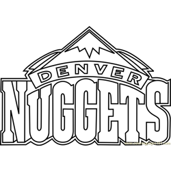 Nuggets coloring pages for kids