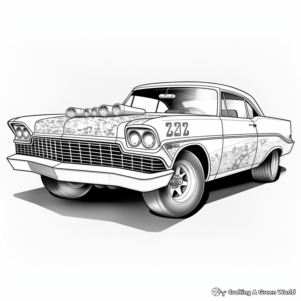 Derby car coloring pages