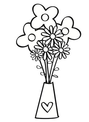 Flor para dcargar y colorear gratis manualidad flor colorear gratis