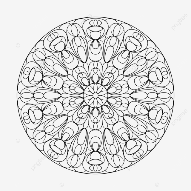 Diseão circular ornamentado para libros de colorear ãlbum de recort y uso tanto para adultos o para niãos vector png diseão bordado concepto png y vector para dcargar gratis