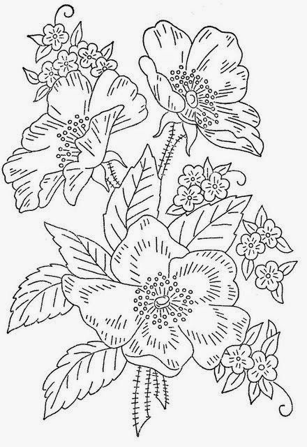 Dibujos y plantillas para imprimir dibujos de flores para bordar patrones de bordado bordado mexicano patrones patroned de bordado a mano