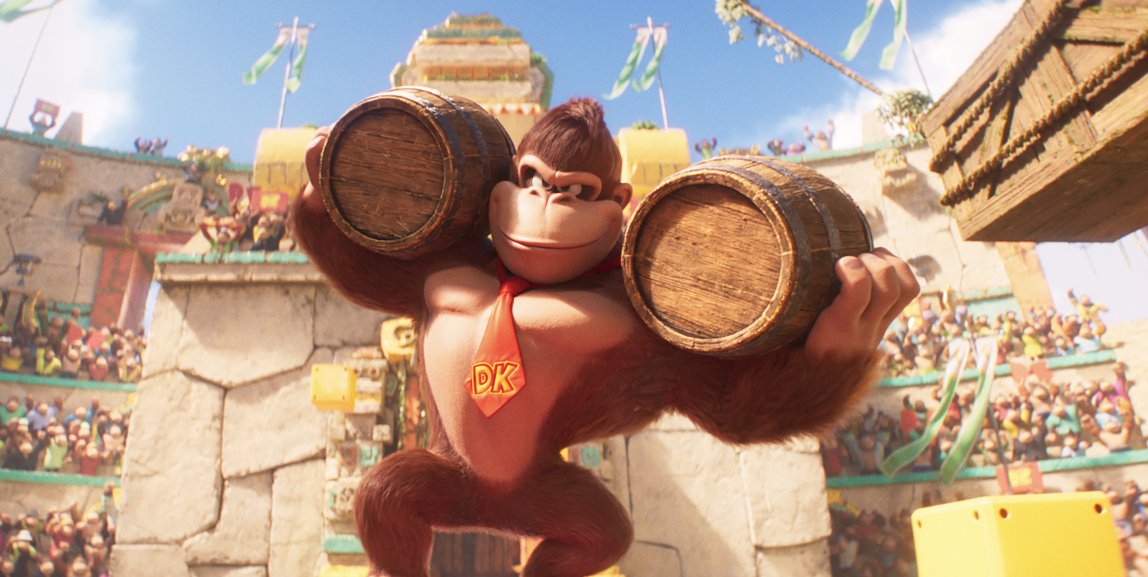 Super mario bros movie barrels to m global box office â