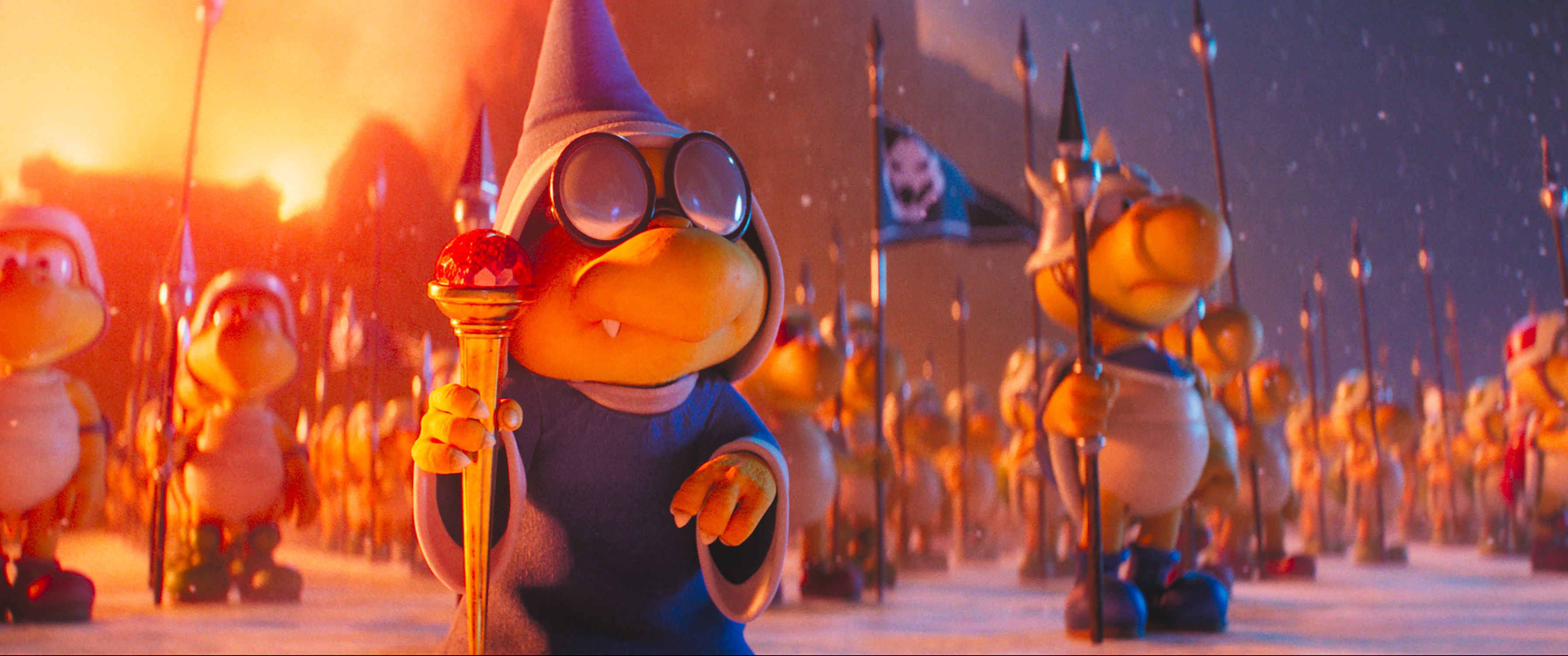 The super mario bros movie credit scene explained