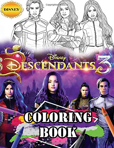 Buy descendants coloring book descendants coloring book high quality unofficial pictures based on fantasy tv movie online at ypt