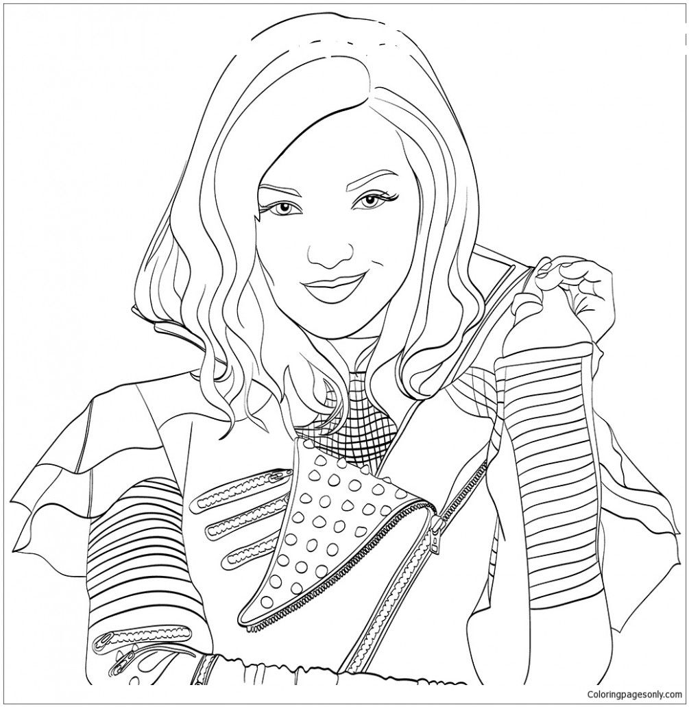 Coloring pages descendants descendants coloring pages disney coloring pages cartoon coloring pages