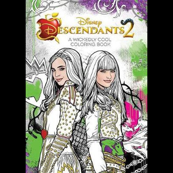 Descendants a wickedly cool coloring book â menucha classroom solutions
