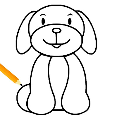 Tutorial o desenhar um cachorro fãcil
