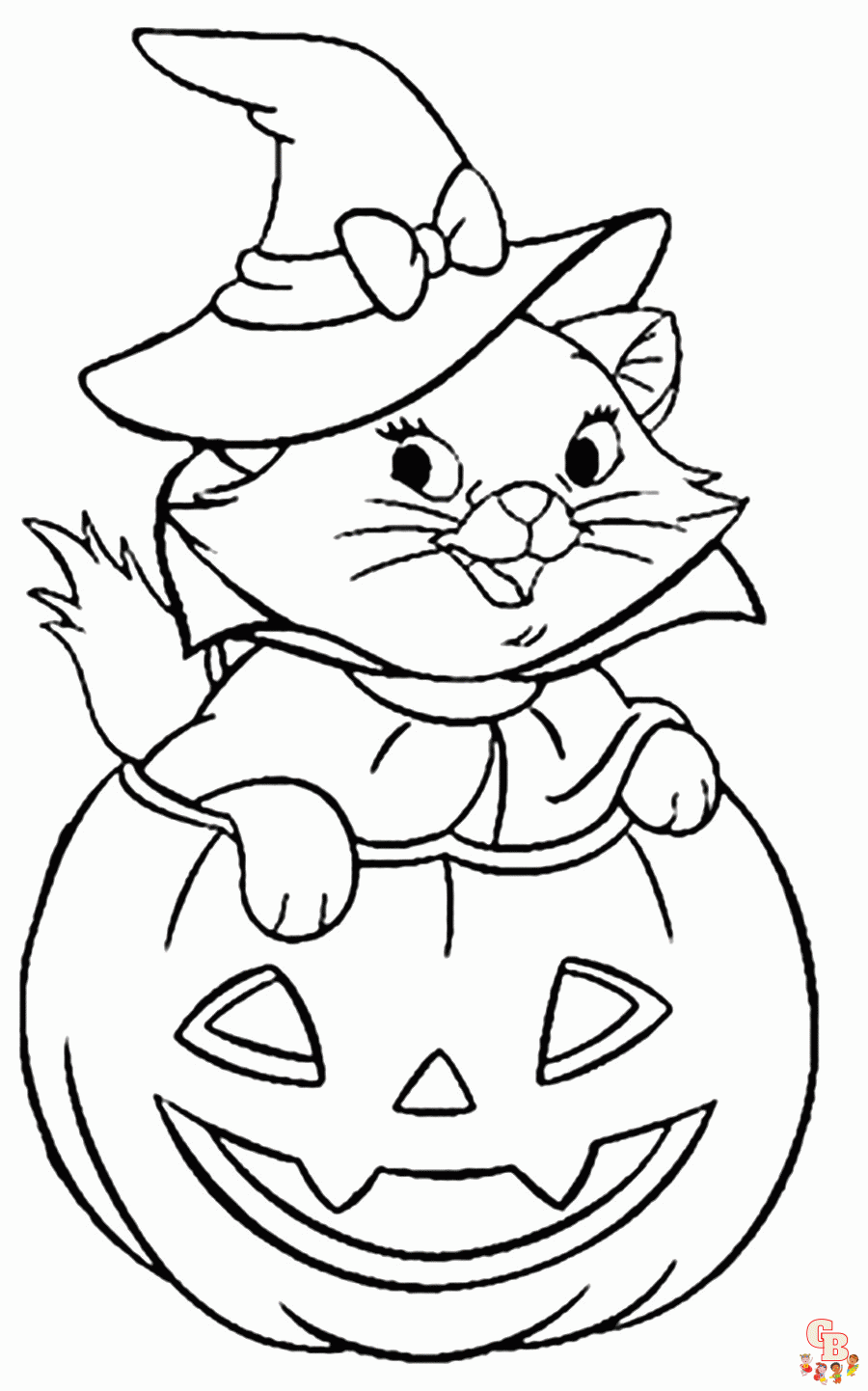 Desenhos gratuitos para colorir de gatos de halloween para desenhos de gatos fãceis