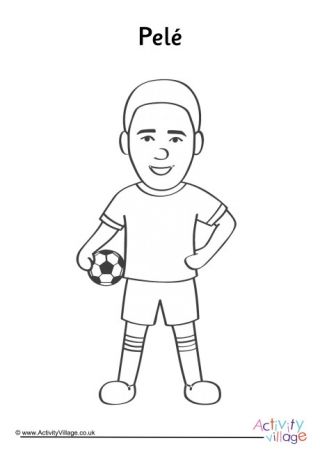 Pele louring page loring pages cartoon styles ol cartoons