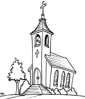 Imagens de igrejas para imprimir e colorir imagem de igreja coisas para desenhar igreja