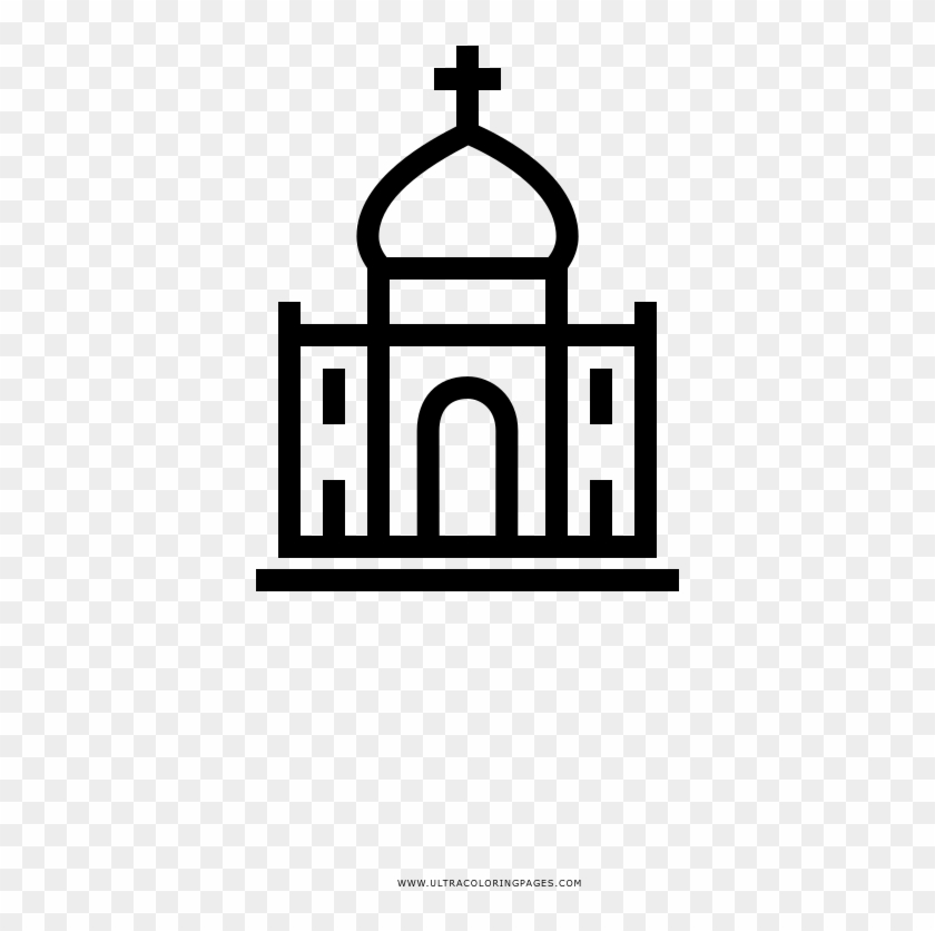 Russian temple coloring page