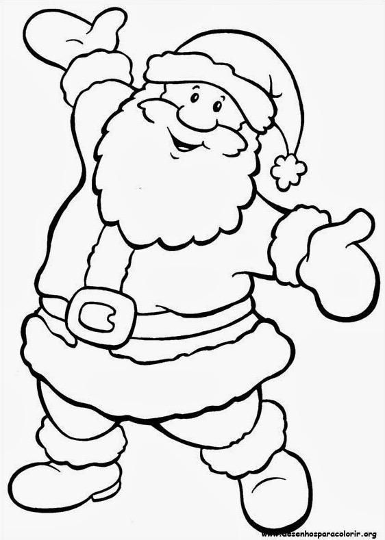 Desenhos de natal para imprimir e pintar