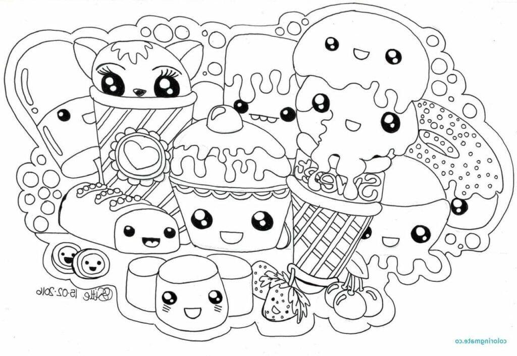 Desenhos para colorir kawaii e imprimir pãginas para colorear disney libro de colores dibujos kawaii