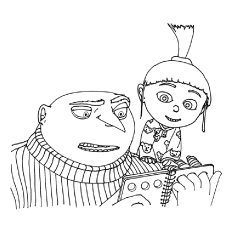 Top despicable me coloring pages for your naughty kids