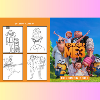 Despicable me coloring pages for students preschool pre