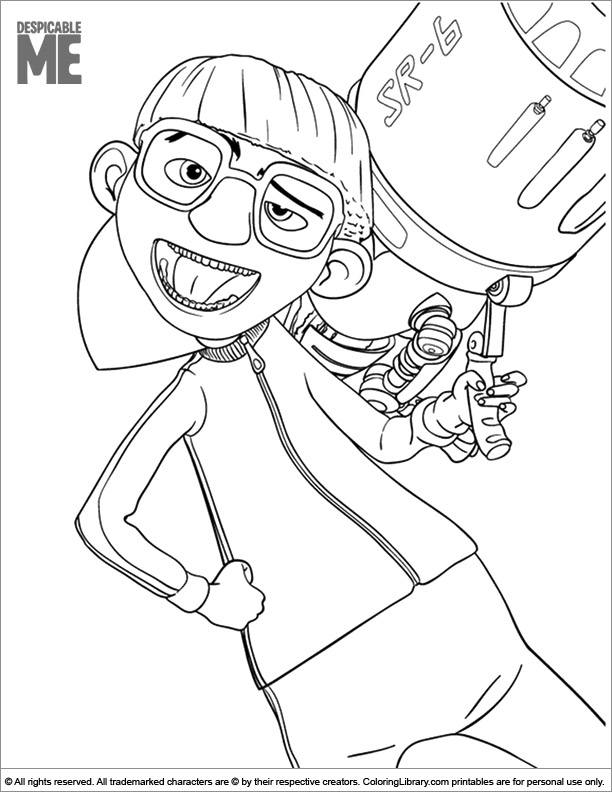 Coloring picture for kids