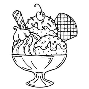 Desserts coloring pages printable for free download