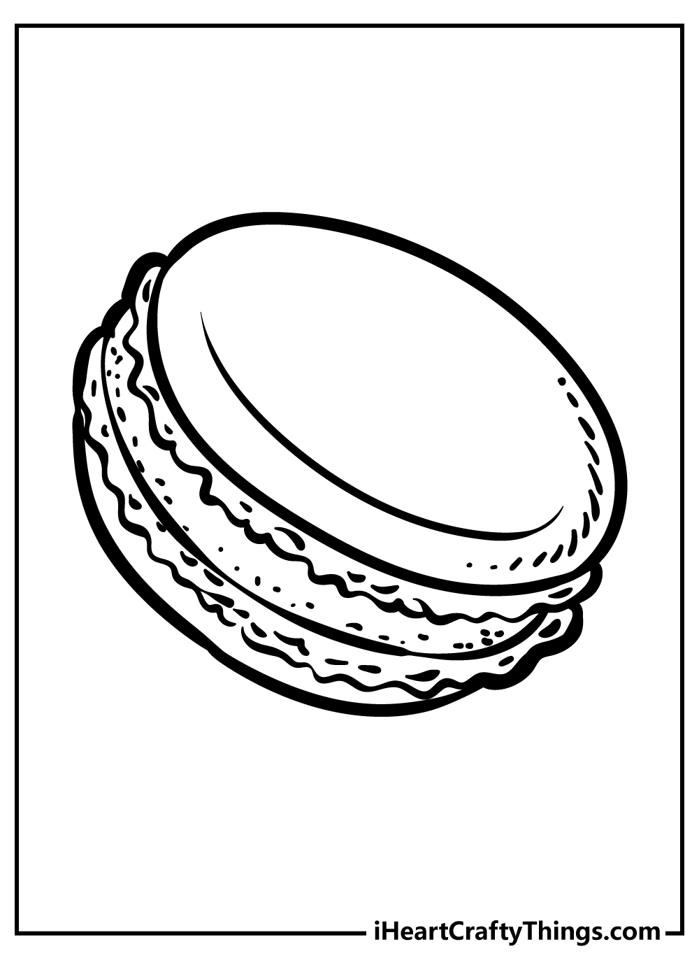 Dessert coloring pages free printables