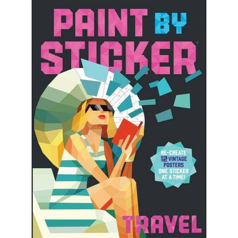 Paint by sticker travel paperback