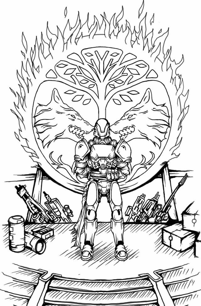 Coloring book rdestiny