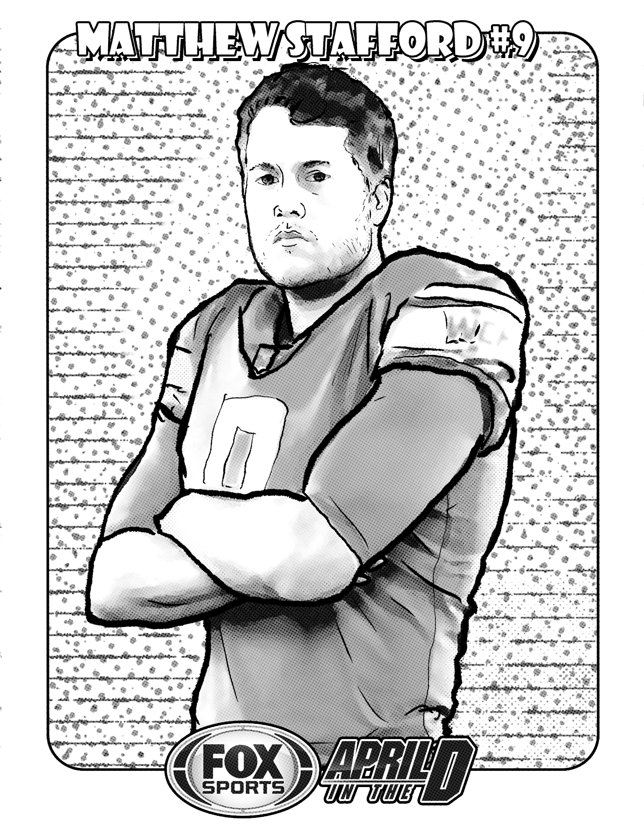 Detroit lions on x rt foxsportsdet todays ultimate defenders of the district detroit coloring page features matthew stafford for the full aprilinthed colâ x