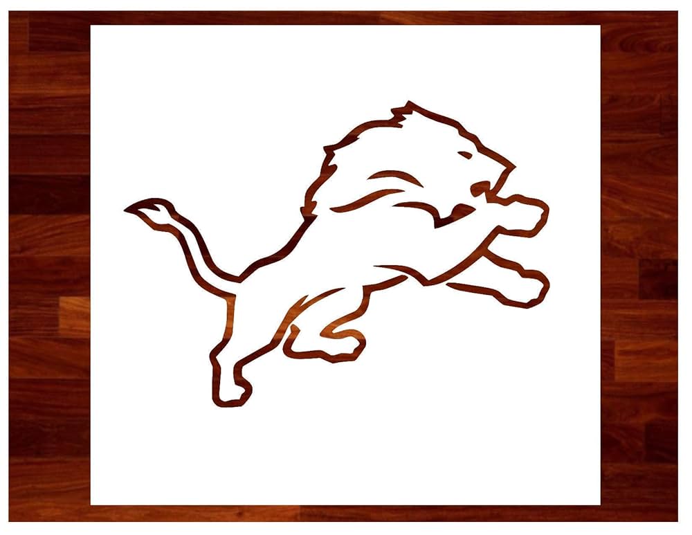 Lions stencil multiple sizes custom stencil handmade products