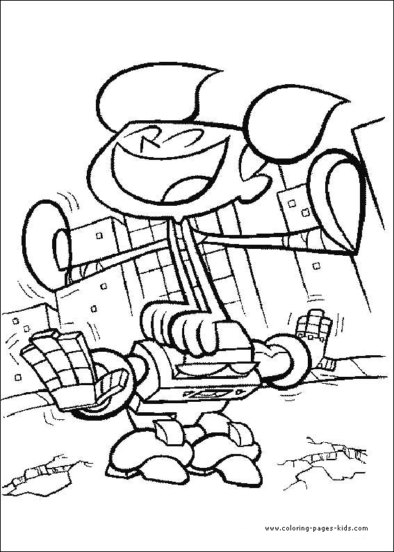 Dexters laboratory color page