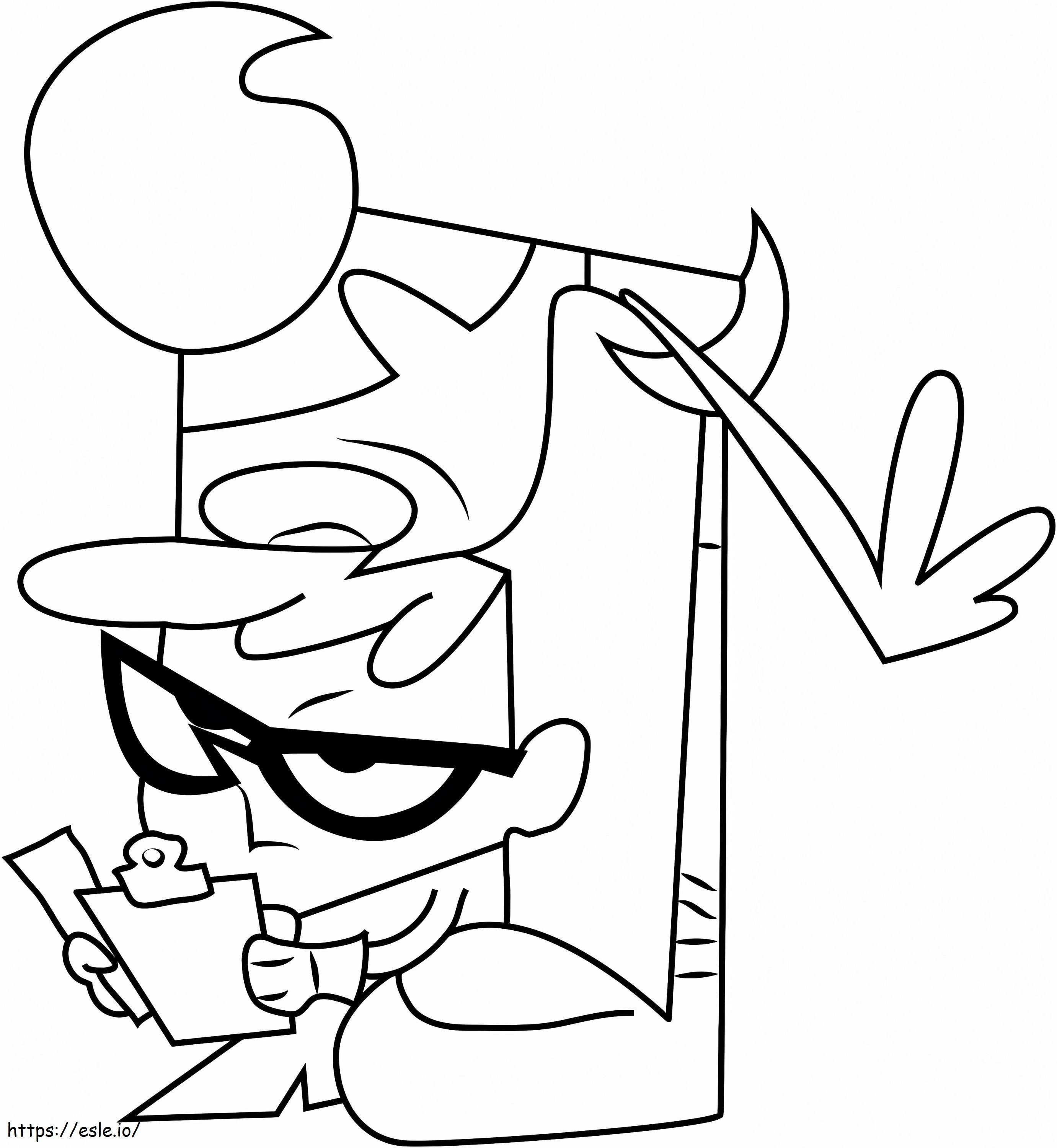 Dee dee annoying coloring page