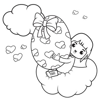 Page mother son coloring page images
